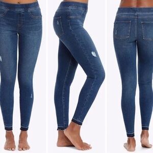 SPANX Women's distressed denim size L